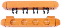 Billard Queuehalter 4fach fuer Wand - Billard Fachgeschaeft Oesterreich