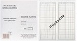 Bridge Scorekarte